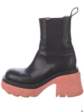 Bottega Veneta Leather Platform Boots